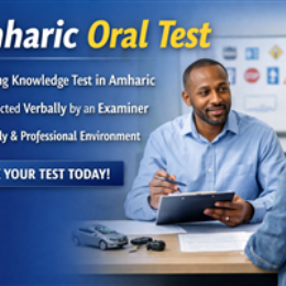 Driving School Adult driver classroom - Adult Amharic oral