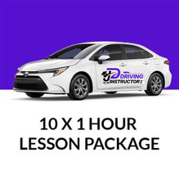 Driving School Packages - 10 x 1 Hour Lesson Package at JD Driving Instructor