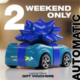 Driving School ACT Learner Driver Gift Vouchers - 2X1 Weekend Auto Driving Lesson Gift Voucher