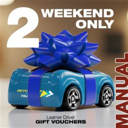 Driving School ACT Learner Driver Gift Vouchers - 2X1 Weekend Manual Driving Lesson Gift Voucher