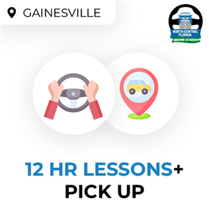 Driving School Packages Gainesville - 12 Hour Package - With Pick Up at North Central Florida Driving Academy