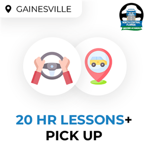 Driving School Packages Gainesville - 20 Hour Package - With Pick Up at North Central Florida Driving Academy