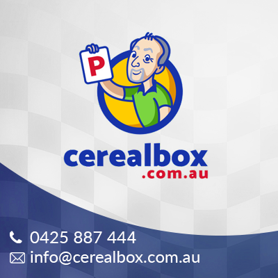 Cereal Box Driving School
