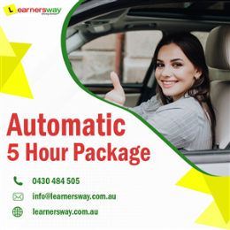 Driving School 1 /5 hour Auto Lessons - Beginners Package (Auto)