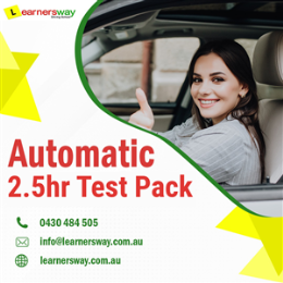 Driving School Use Our Auto Car On Test Day with a 60 Minutes Pre-test lesson - Use our AUTO car on TEST day with a 60 minute pre-test lesson