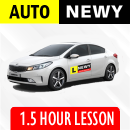 Driving School Packages - 1.5 Hour Lesson Auto at Newy Driver Training
