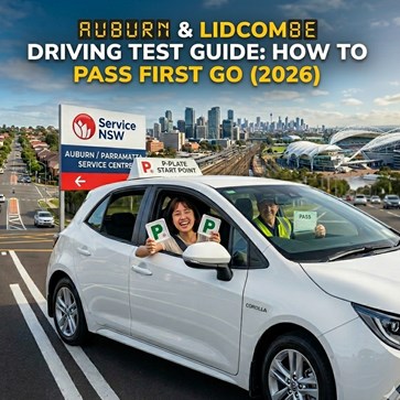 Auburn & Lidcombe Driving Test Guide: How to Pass First Go (2026)