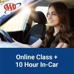 Driving School Driver Education Programs - 30 Hour Online Class + 10 Hour In-Car Package