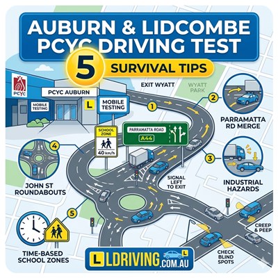 5 Survival Tips for the Auburn & Lidcombe PCYC Driving Test