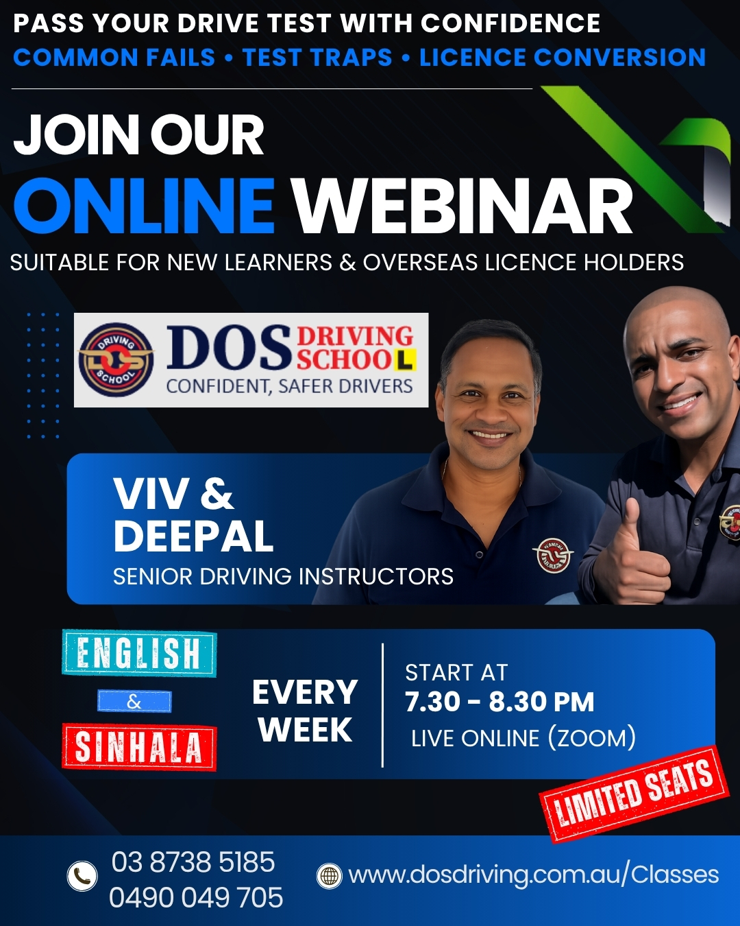 Driving Lessos Webinar