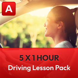 Driving School Driving Lessons - 5 X 1 Hour Lesson Pack