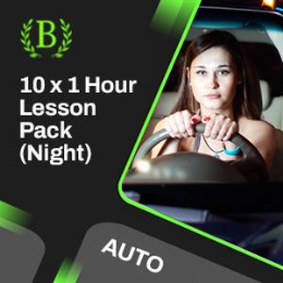 Driving School Packages - 10 x 1 Hour Lesson Evening Pack
