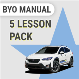 Driving School Manual Lessons - Manual 5 Lesson Package (Own Vehicle)