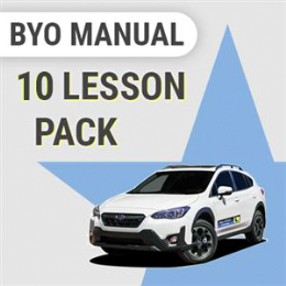 Driving School Manual Lessons - Manual 10 Lesson Package (Own Vehicle)