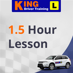 Driving School Vouchers - 1.5 Hour Lesson at King Driver Training