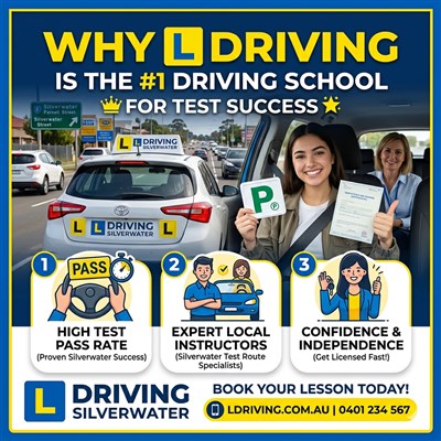 Why L Driving is the #1 Driving School in Silverwater for Test Success