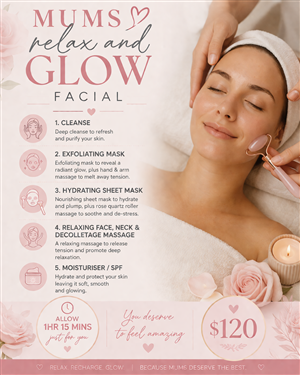 Salon, Barber & Beauty Shops Treatment Gift Vouchers - Mums Relax and Glow Facial at Bay Harmony Skin & Body
