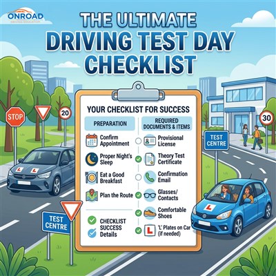The Ultimate Driving Test Day Checklist