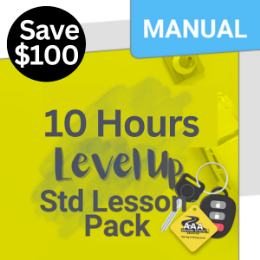 Driving School Manual Driving Lessons - 10HRS Manual Std Driving Lesson Pack