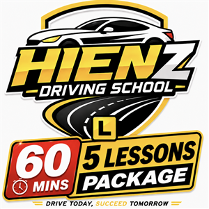 Driving School STARTUP Package 5 lessons - Driving Lesson Package 5 x 60mins Session at HIENZ Driving School