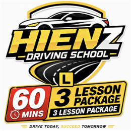 Driving School STARTUP Package 5 lessons - Driving Lesson Package 3 x 60mins