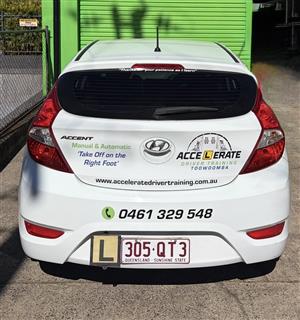 Driving School Vouchers - 5 Manual Lesson Voucher Pack at Accelerate Driver Training Toowoomba