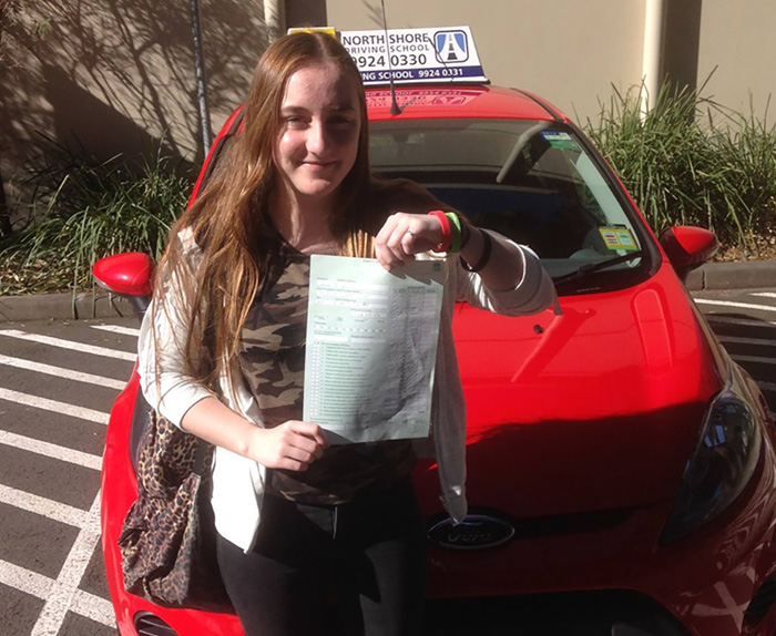 Learner driver preparing for their NSW Practical Driving Test with a North Shore driving instructor