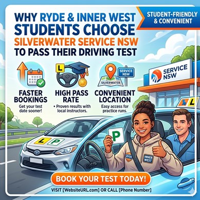 Why Ryde & Inner West Students Choose Silverwater Service NSW to Pass Their Driving Test