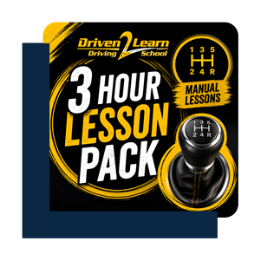 Driving School Packages - 3 Lesson Pack (Manual)