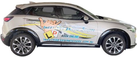 Cairns and surrounding areas Sweet Ride Driving School car.