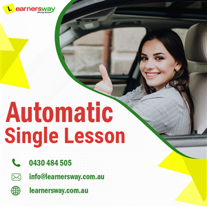 Driving School 60 Minutes Auto Lesson - Single Lesson (Auto) at Learnersway Driving School