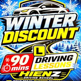 Driving School Automatic Lessons - 90mins Driving Lesson Winter Special Offer