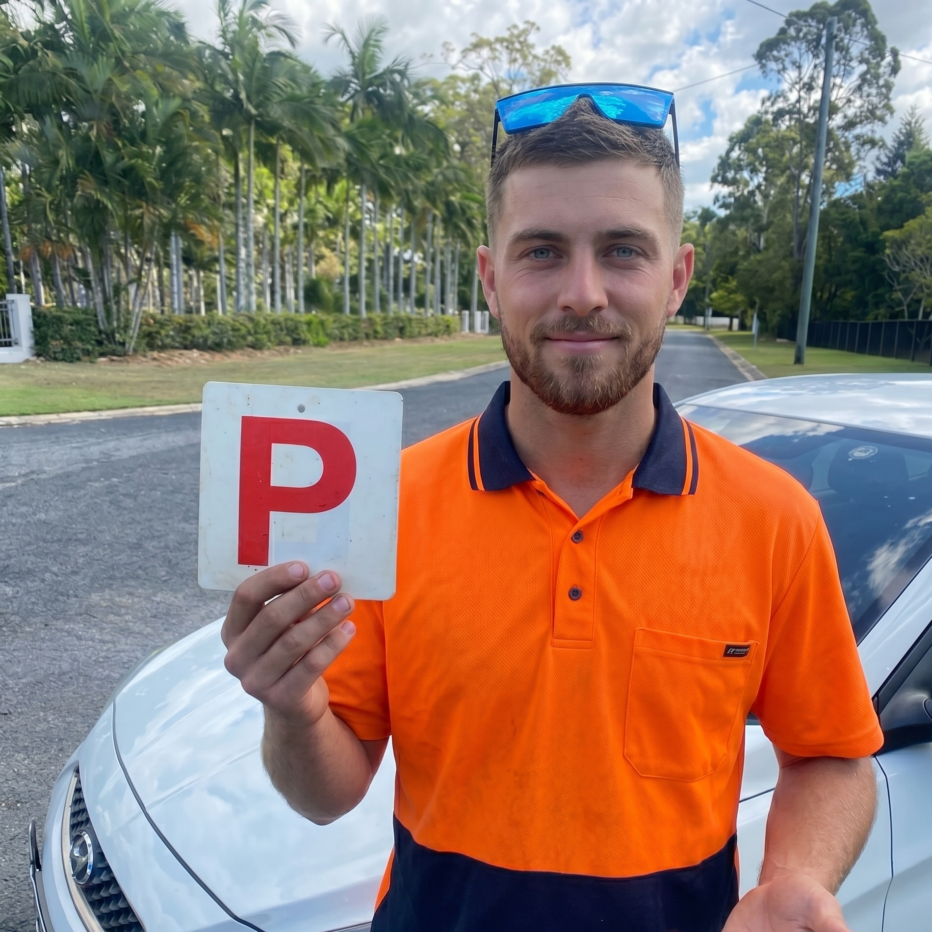 Tradie with P Plate
