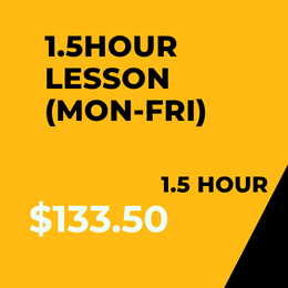 Driving School Packages - 1.5 Hour Lesson (Mon-Fri) at Sydney Pro Driving School