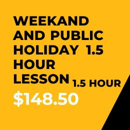 Driving School Packages - Weekand and Public Holiday 1.5 Hour Lesson at Sydney Pro Driving School