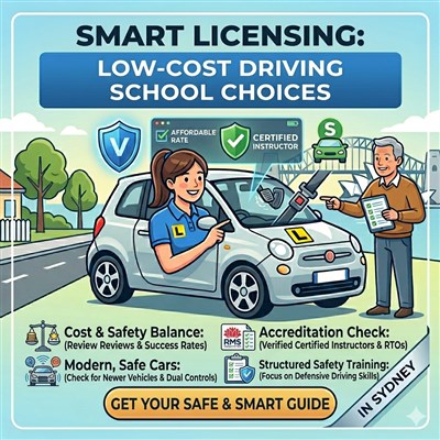 Smart Licensing: How to Choose a Low-Cost Driving School in Sydney Without Compromising on Safety