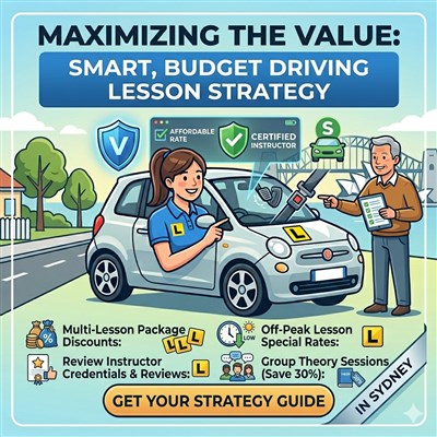 Maximizing the Value: How to Secure a Smart, Budget Driving Lesson Strategy in Sydney