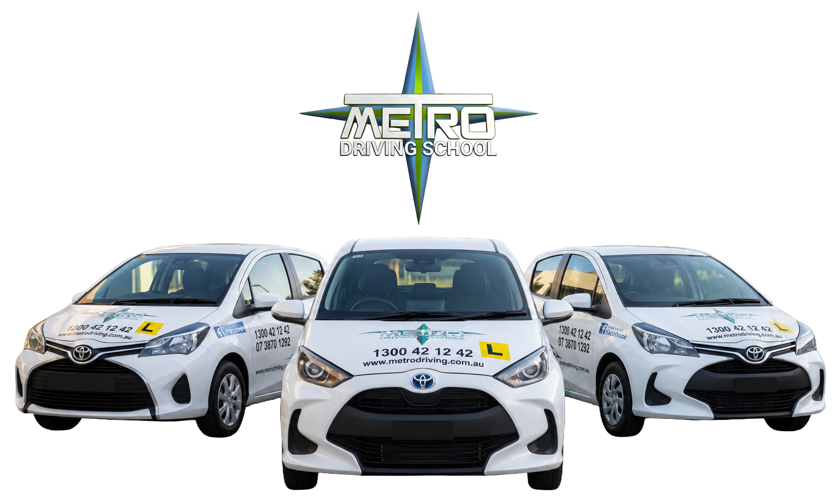 A Metro Driving School dual-control car
