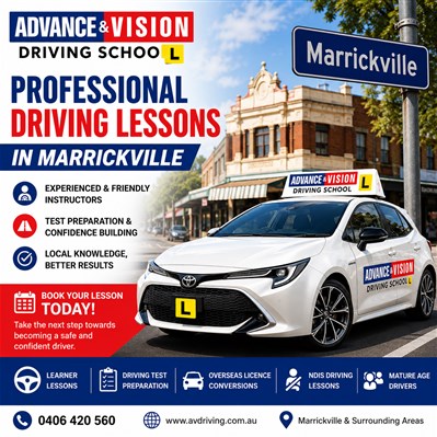 Why Marrickville Learners Benefit from Professional Driving Test Preparation