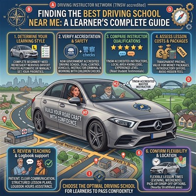 Finding the Best Driving School Near Me: A Learner’s Complete Guide