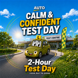 Driving School Single Lesson - Calm & Confident Test Day - 2 Hours