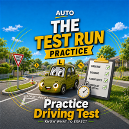 Driving School Single Lesson - The test run - practice