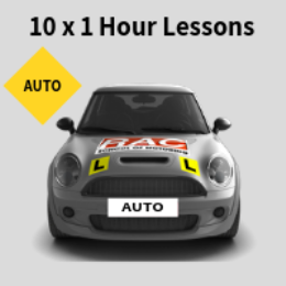 Driving School Automatic Licence - 10 x Auto Lesson Package