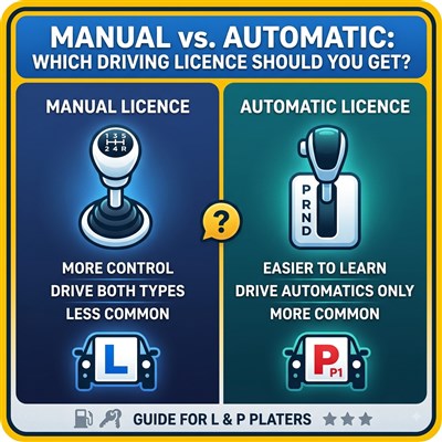 Manual vs. Automatic: Which Driving Licence Should You Get?