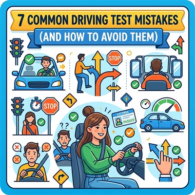 7 Common Driving Test Mistakes (And How to Avoid Them)