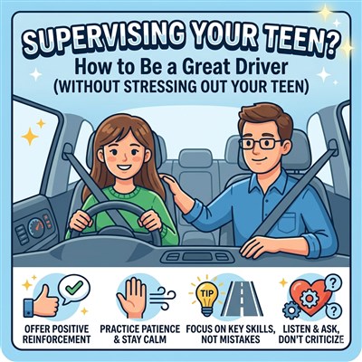 Professional Driving Instructor vs. Parent Coaching: Why You Need Both