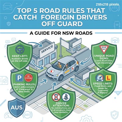 Top 5 Road Rules That Catch Foreign Drivers Off Guard