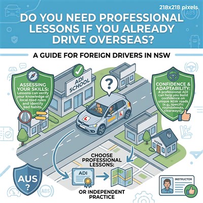Do You Need Professional Lessons If You Already Drive Overseas?