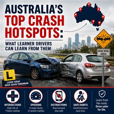 Australia's Top Crash Hotspots: What Learner Drivers Can Learn From Them