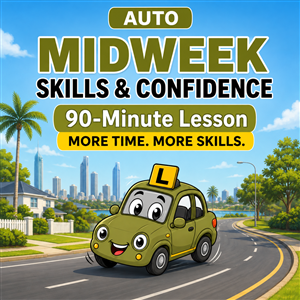 Driving School Single Lesson - Midweek 90 Minute lesson at Elle Plate Driving School